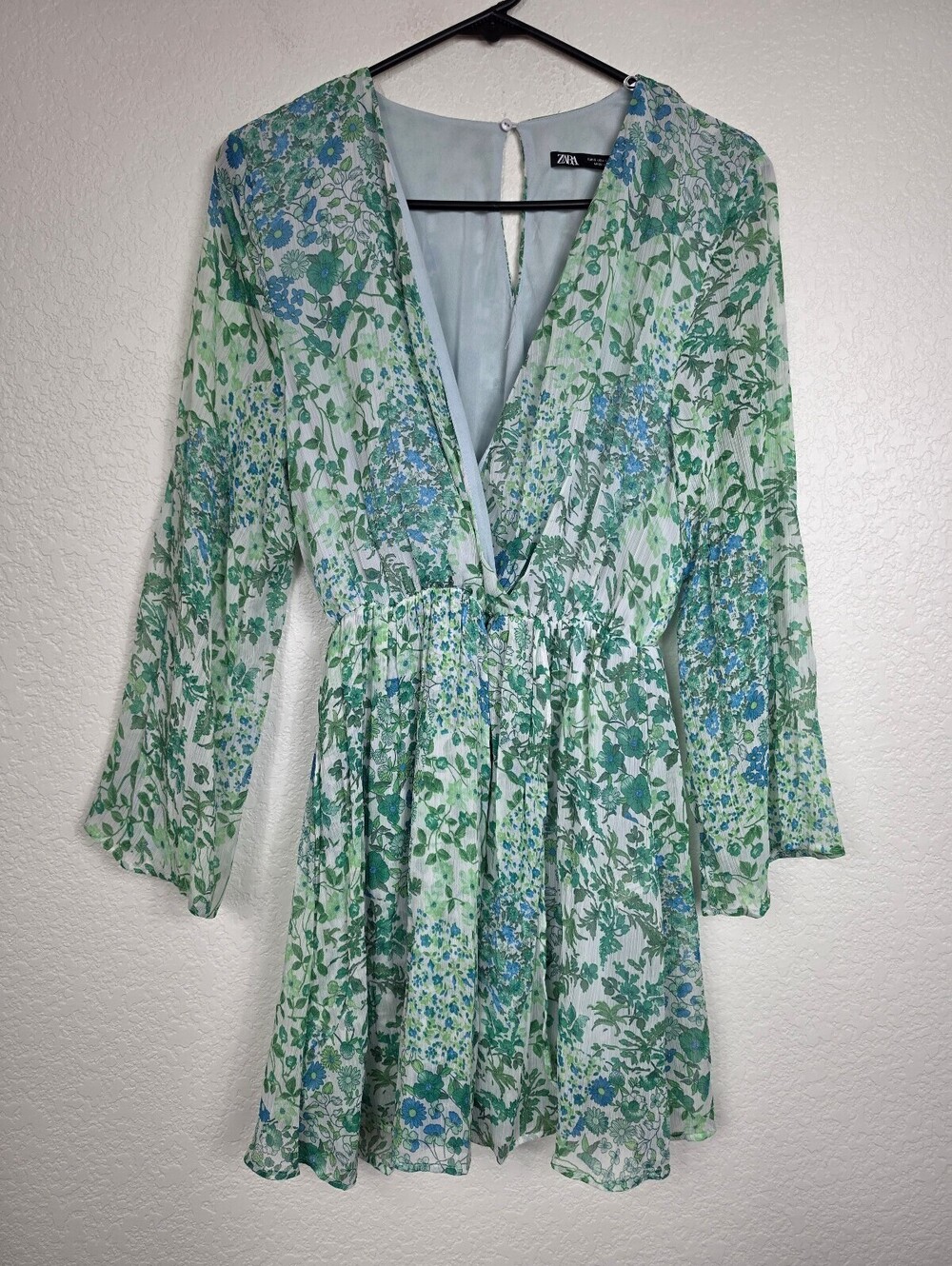 Zara Floral Print Long Sleeve Romper